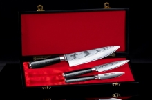 Samura SD-0220/G-10 набор из 3 кухонных стальных ножей 